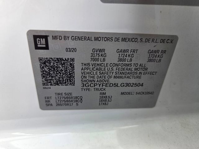 Used 2020 Chevrolet Silverado 1500 LT Trail Boss AWD/4WD image 19