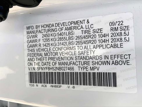 Used 2022 Honda Passport EX-L image 34