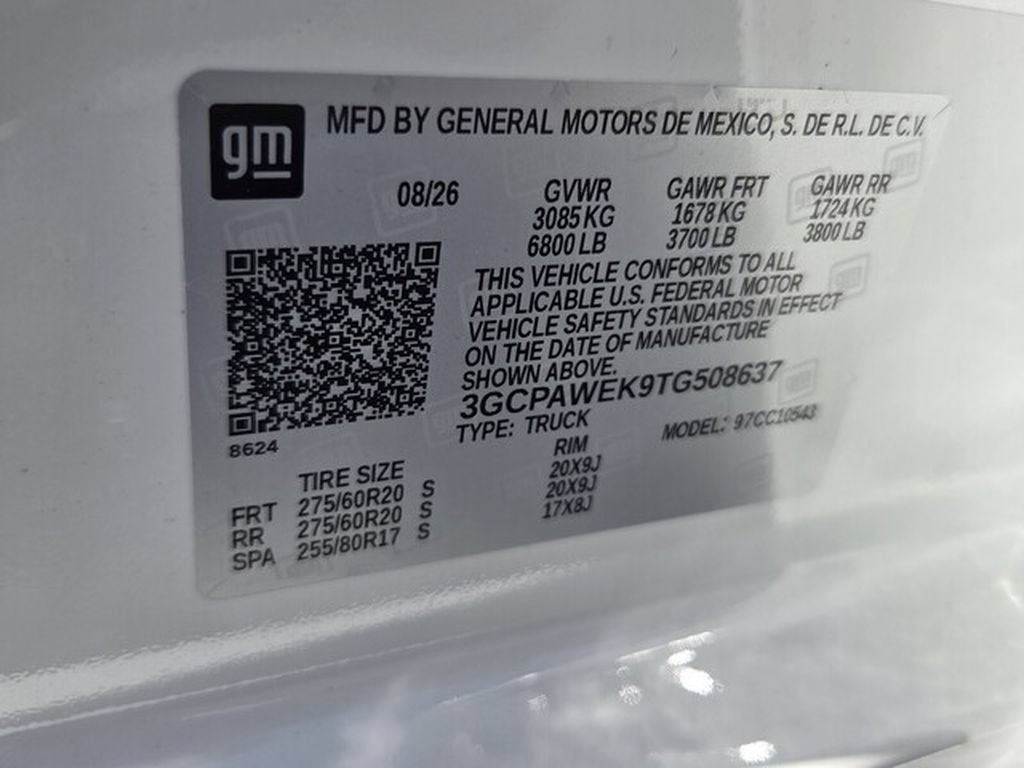 New 2026 Chevrolet Silverado 1500 RST w/ RST Select Package RWD image 19