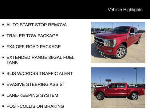 Used 2022 Ford F150 Platinum w/ Equipment Group 701A High AWD/4WD image 6