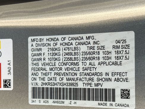 Used 2025 Honda CR-V EX-L image 33