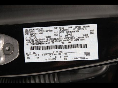 Certified 2023 Ford Escape ST-Line w/ Tech Pack #1 image 22