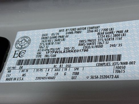 Used 2024 Ford F150 XLT w/ Tow/Haul Package image 38