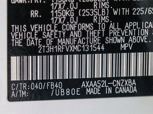 Used 2021 Toyota RAV4 LE w/ Carpet Mat Package (TMS) image 27