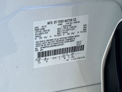 Used 2022 Ford Edge SEL w/ Convenience Package AWD/4WD image 34