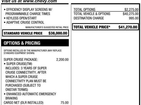 Used 2022 Chevrolet Bolt EUV Premier w/ Super Cruise Package FWD image 5