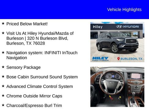 Used 2019 INFINITI QX80 Luxe image 9