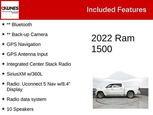 Used 2022 RAM 1500 Limited w/ Body Color Bumper Group image 3