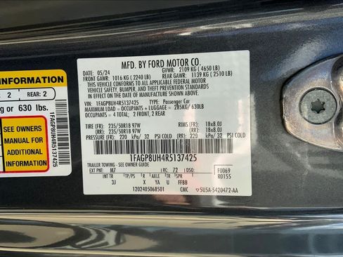 Used 2024 Ford Mustang Premium RWD image 50