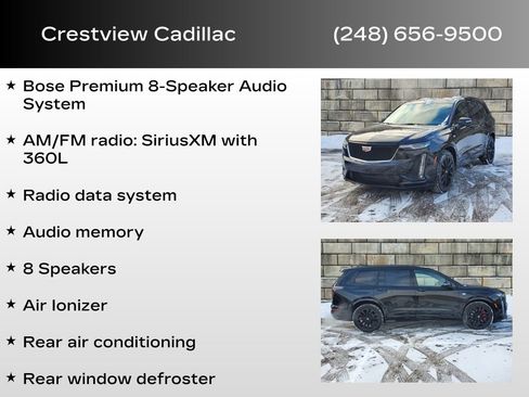 Used 2022 Cadillac XT6 Sport w/ LPO, Onyx Lite Package image 24