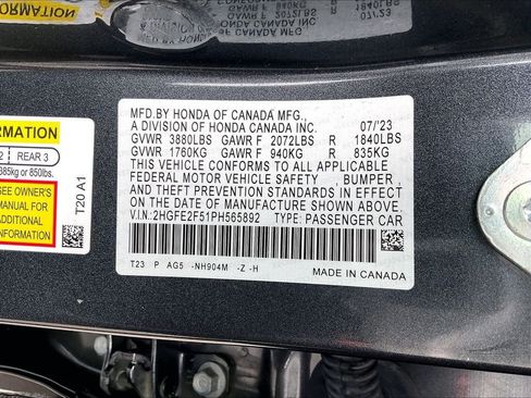 Used 2023 Honda Civic Sport image 33