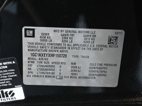 Used 2017 Chevrolet Silverado 2500 High Country w/ Duramax Plus Package image 17