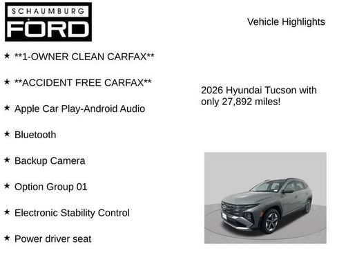 Used 2026 Hyundai Tucson SEL Plus AWD/4WD image 7