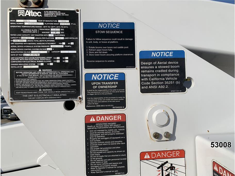 Used 2019 Ford F550 4x4 Regular Cab Super Duty w/ Snow Plow Prep Package image 16