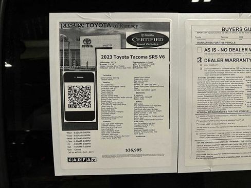 Certified 2023 Toyota Tacoma SR5 AWD/4WD image 13
