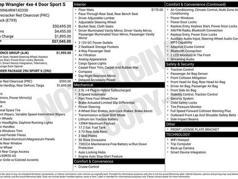 Used 2024 Jeep Wrangler Unlimited w/ Convenience Group AWD/4WD image 29