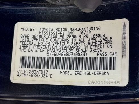 Used 2013 Toyota Corolla S FWD image 36