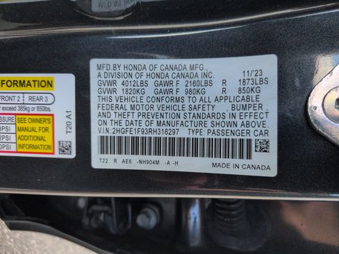 Used 2024 Honda Civic Touring image 39