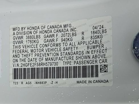 Used 2024 Honda Civic Sport image 27