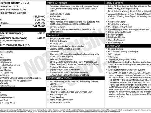 Certified 2025 Chevrolet Blazer LT w/ Midnight/Sport Edition AWD/4WD image 3
