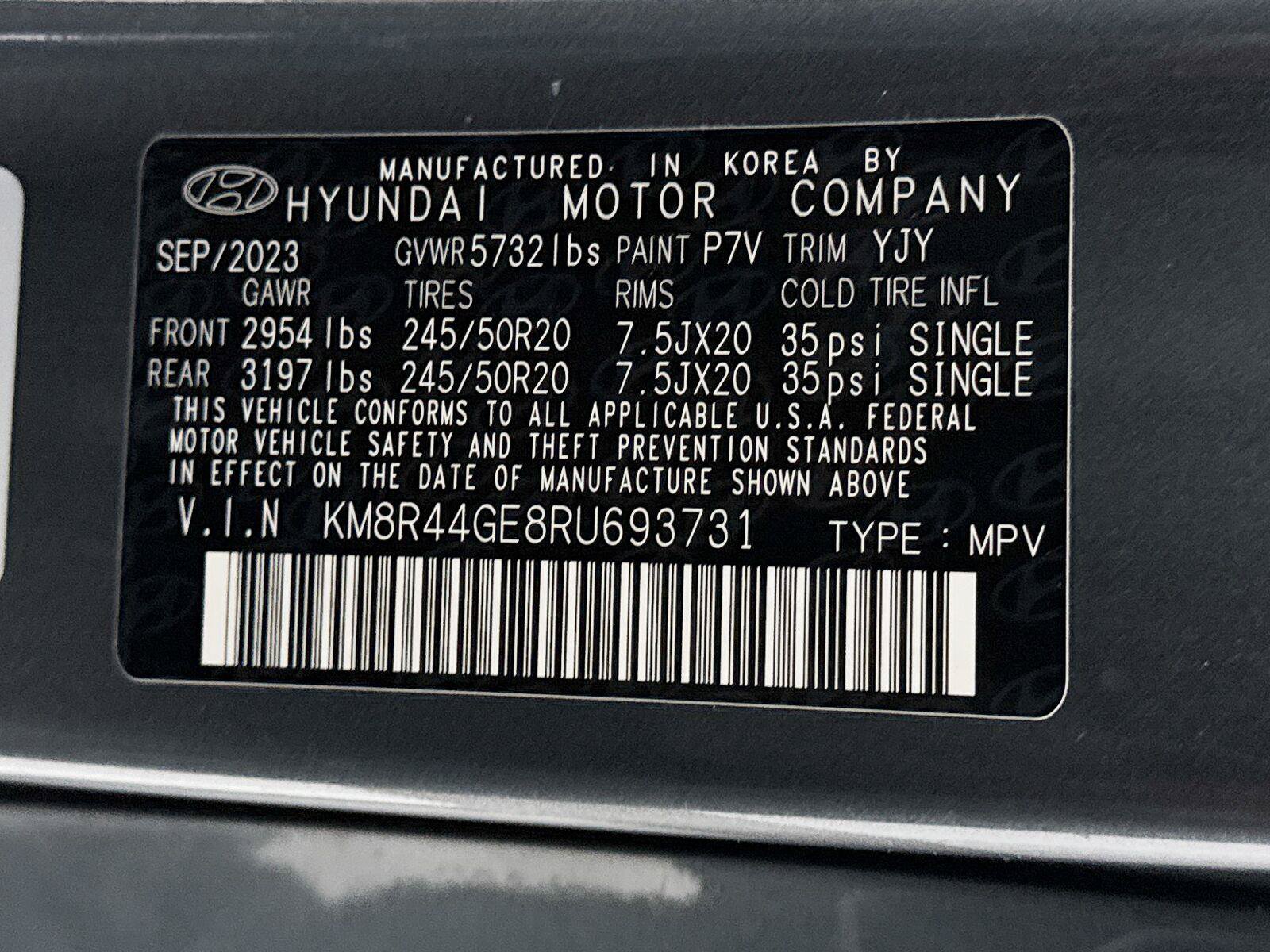 Used 2024 Hyundai Palisade SEL w/ Premium Package FWD image 44
