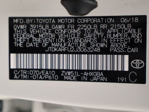 Used 2018 Toyota Prius Four FWD image 17