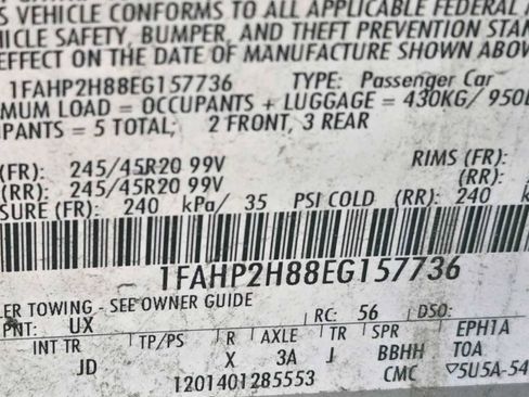 Used 2014 Ford Taurus SEL w/ Equipment Group 201A image 20