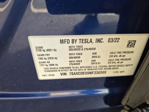 Used 2022 Tesla Model X AWD/4WD image 25