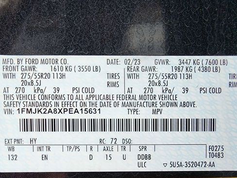 Used 2023 Ford Expedition Max Limited image 21