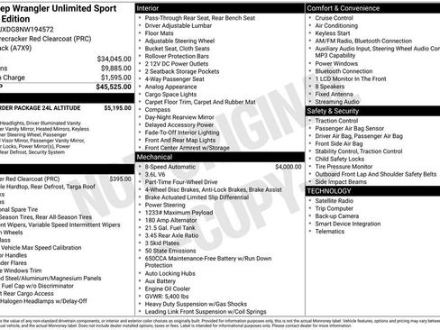 Used 2022 Jeep Wrangler Unlimited Sport image 11