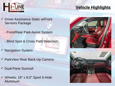 Used 2018 Alfa Romeo Stelvio Sport w/ Quick Order Package 22J Sport AWD/4WD image 30
