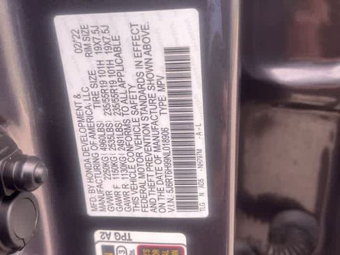 Certified 2022 Honda CR-V Touring image 22