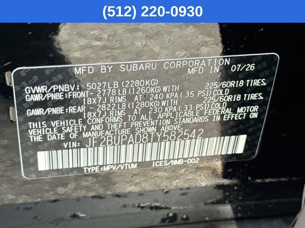 New 2026 Subaru Outback Premium AWD/4WD image 41