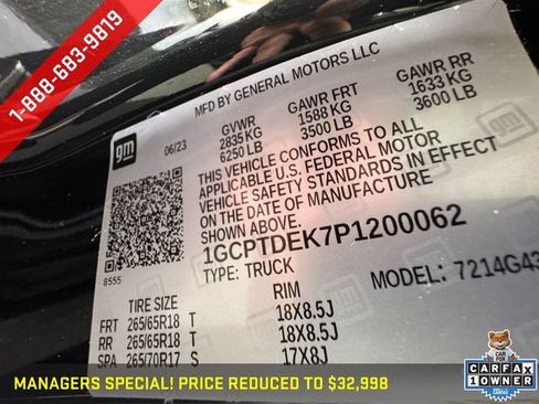 Used 2023 Chevrolet Colorado Z71 w/ Z71 Convenience Package 2 AWD/4WD image 31