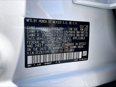 New 2026 Honda HR-V Sport image 8