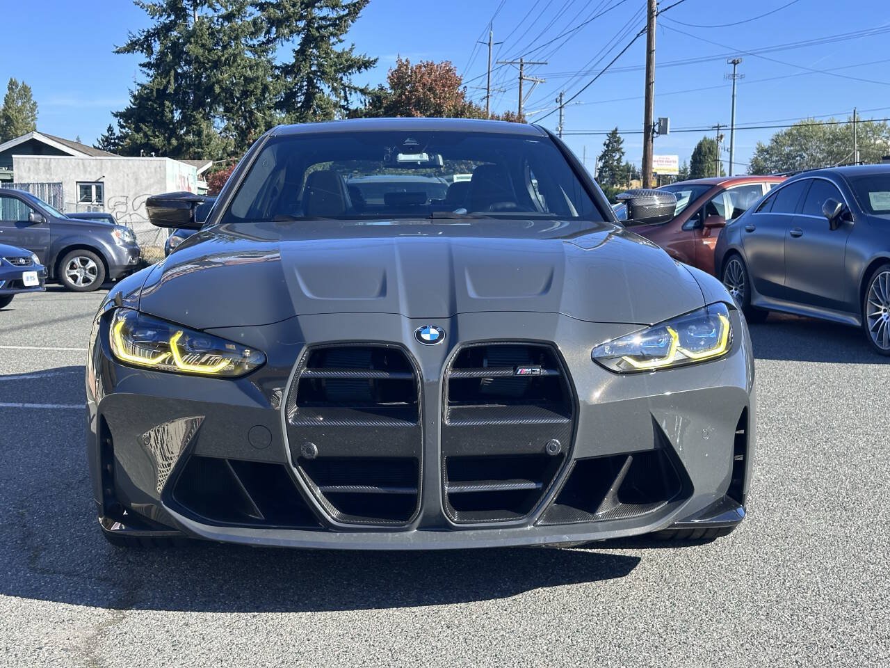 Used 2024 BMW M3 w/ M Carbon Exterior Package RWD image 10