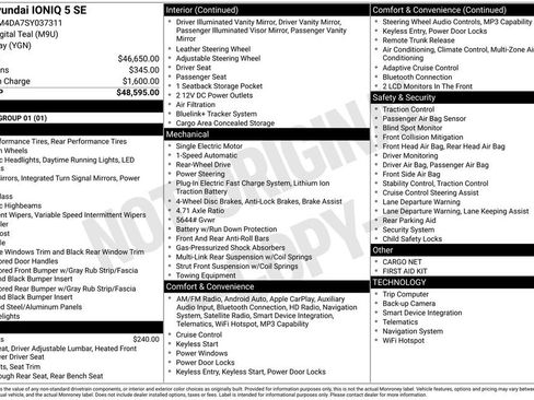 Used 2025 Hyundai Ioniq 5 SE RWD image 34