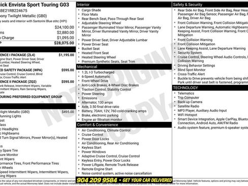 Used 2024 Buick Envista Sport Touring w/ Convenience I Package FWD image 42
