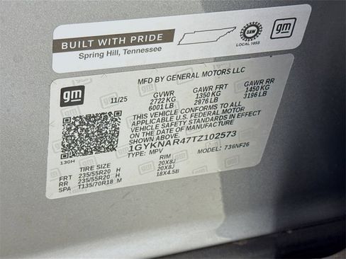 New 2026 Cadillac XT5 Luxury w/ LPO, ONYX Package image 21