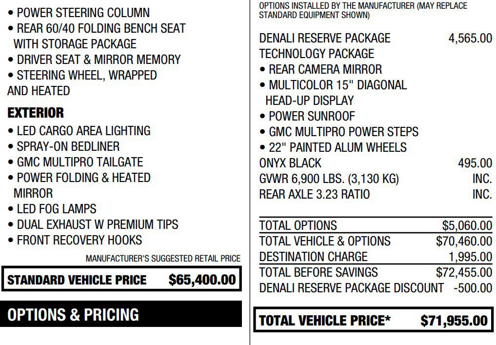 Certified 2025 GMC Sierra 1500 Denali w/ Denali Reserve Package RWD image 2