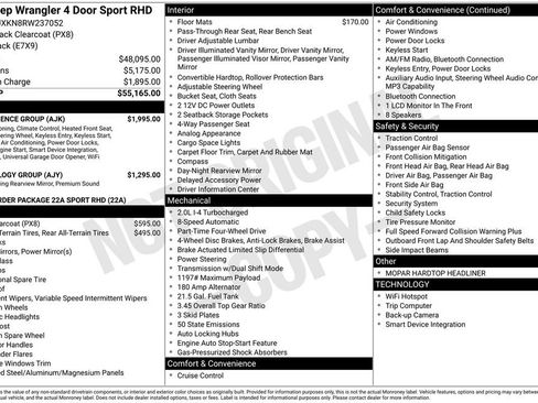 Used 2024 Jeep Wrangler Unlimited Sport w/ Convenience Group image 38