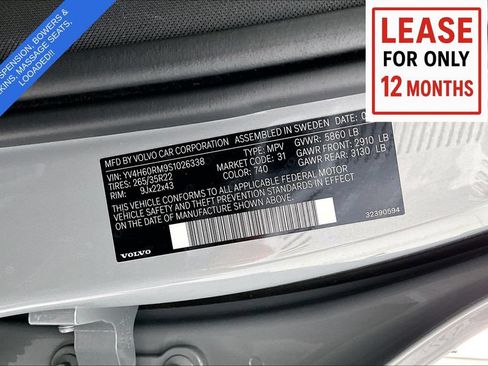 Used 2025 Volvo XC60 T8 Ultra w/ Protection Package Premier AWD/4WD image 43