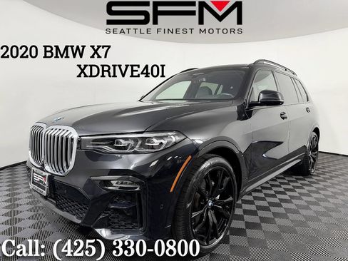 Used 2020 BMW X7 xDrive40i w/ M Sport Package AWD/4WD image 1