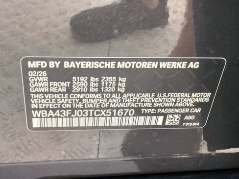 New 2026 BMW 530i w/ M Sport Package RWD image 19