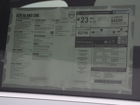 New 2025 Volvo XC90 B6 Core w/ Protection Package Premier image 18