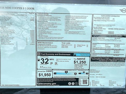 New 2026 MINI Cooper S image 14