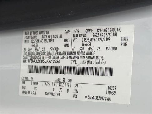 Used 2020 Ford Transit 350 XL image 29