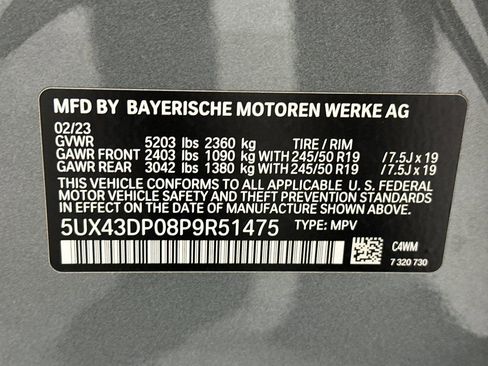 Certified 2023 BMW X3 sDrive30i w/ Premium Package RWD image 19