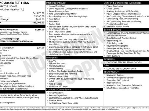 Used 2016 GMC Acadia SLT w/ Open Road Package image 7