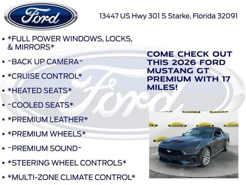 New 2026 Ford Mustang GT Premium RWD image 10